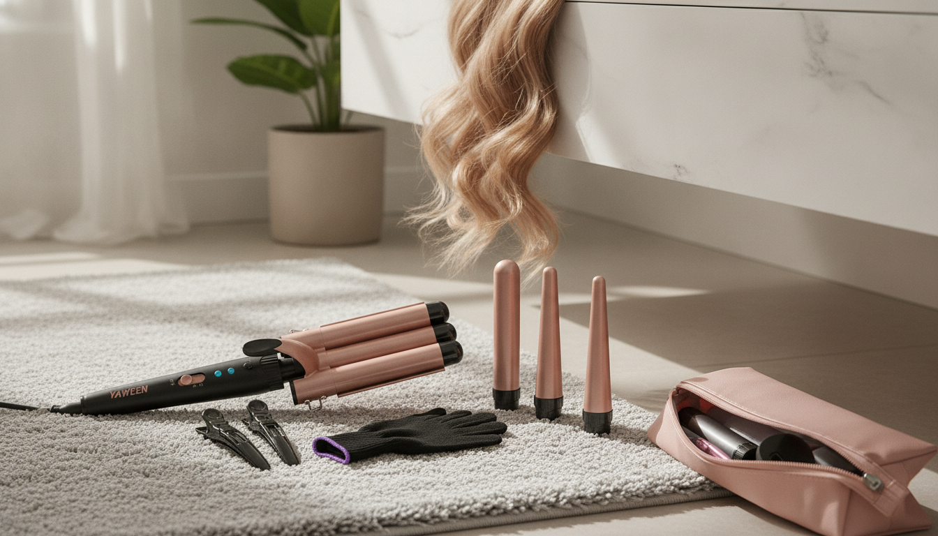 5-in-1 Curling Iron + 3-Barrel Waver: Faster Waves